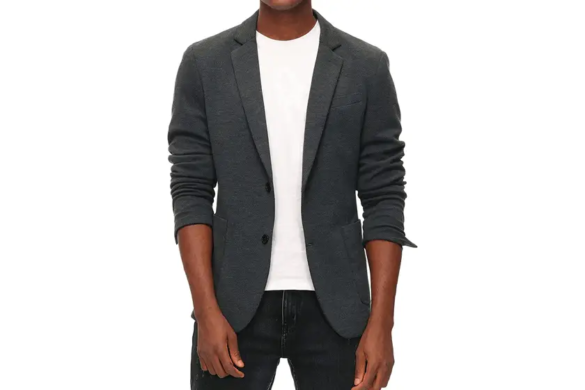 PJ PAUL JONES Men's Casual Knit Blazer Suit Jackets Two Button Lightweight Unlined Sport Coat
