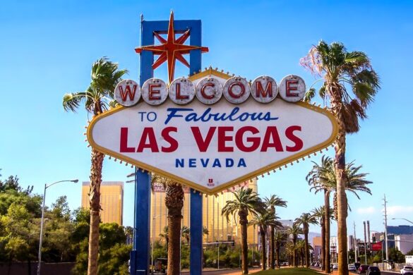 Welcome to Las Vegas sign in Nevada.