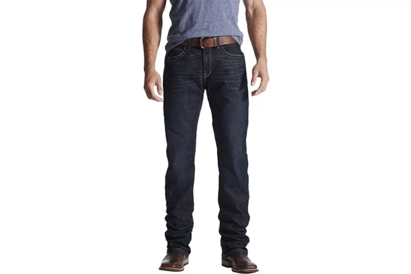 Ariat Men's Rebar M4 Low Rise DuraStretch Boot Cut Jean