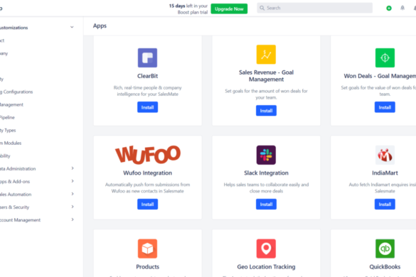 Salesmate CRM Review - Integrations