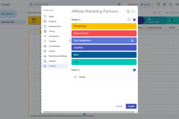 Streak CRM Review - Pipeline Customization