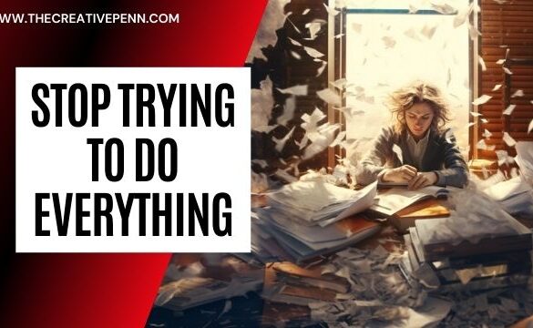 Stop trying to do everything