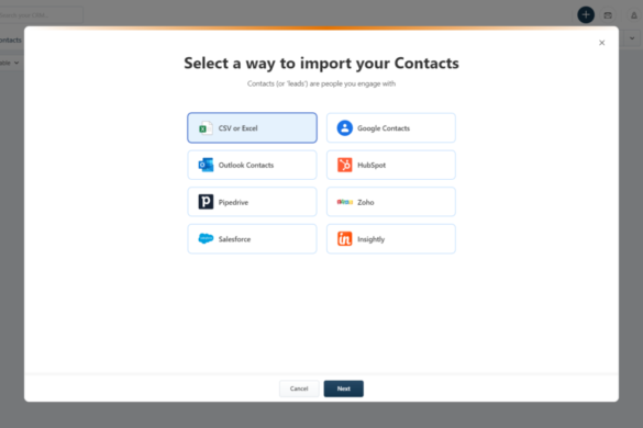 Pipedrive vs. Freshsales - Freshsales Importing Contacts