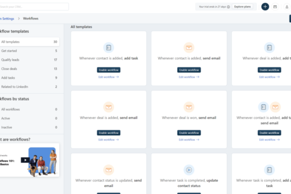 Best Pool Service CRM - Freshsales Automation Templates