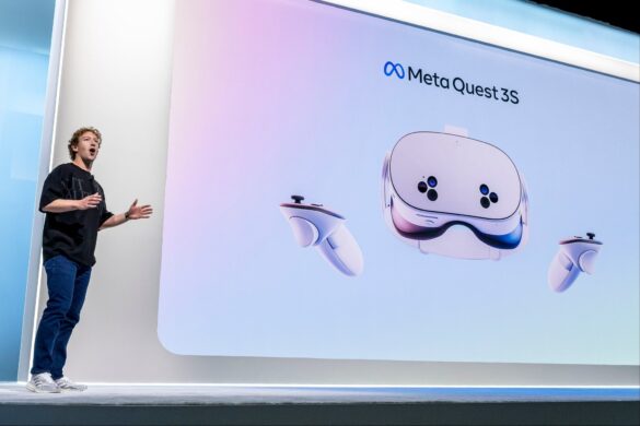 Zuckerberg Learns How to Paint Daughter's Nails on Quest 3S