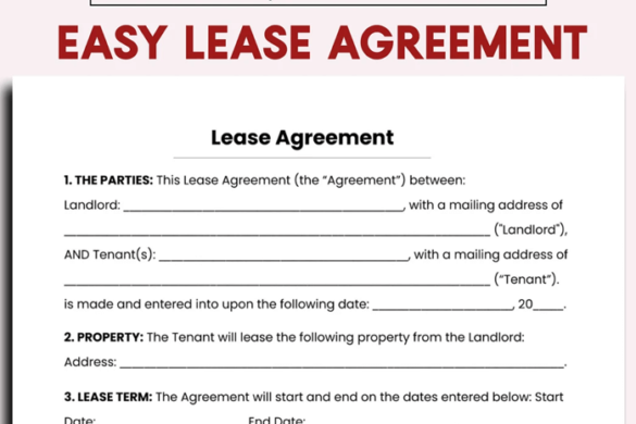 15 Printable Lease Agreement Options