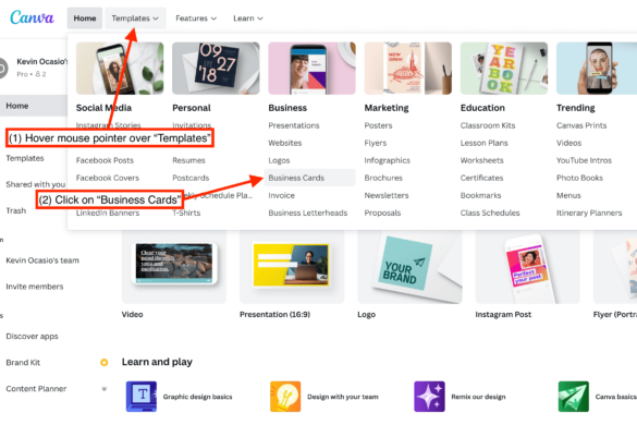 How to Make Business Cards on Canva