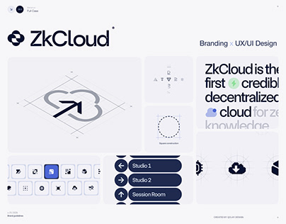 ZkCloud - Branding x UI/UX Design